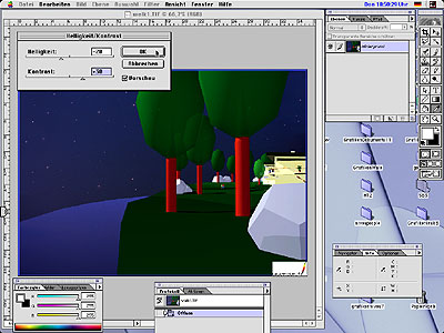 optimizing light and contrast