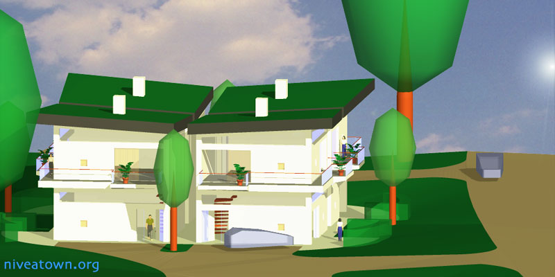 look from one to another house