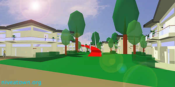 foodpoint oft red ramp sculpture