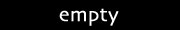 empty