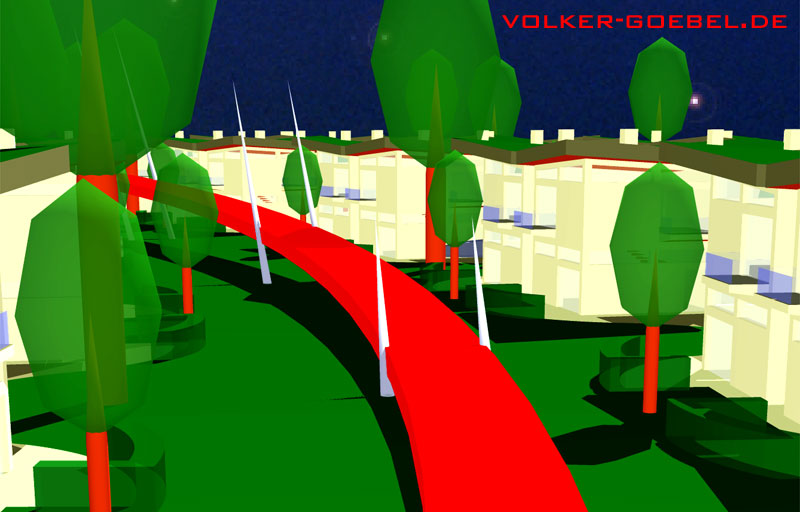 Hinauf bei 6 % Steigung