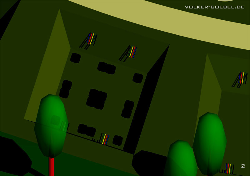 Löcher für Einzelfundamente